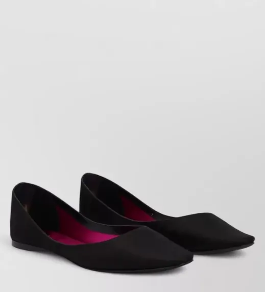 Satin Ballerina Flats